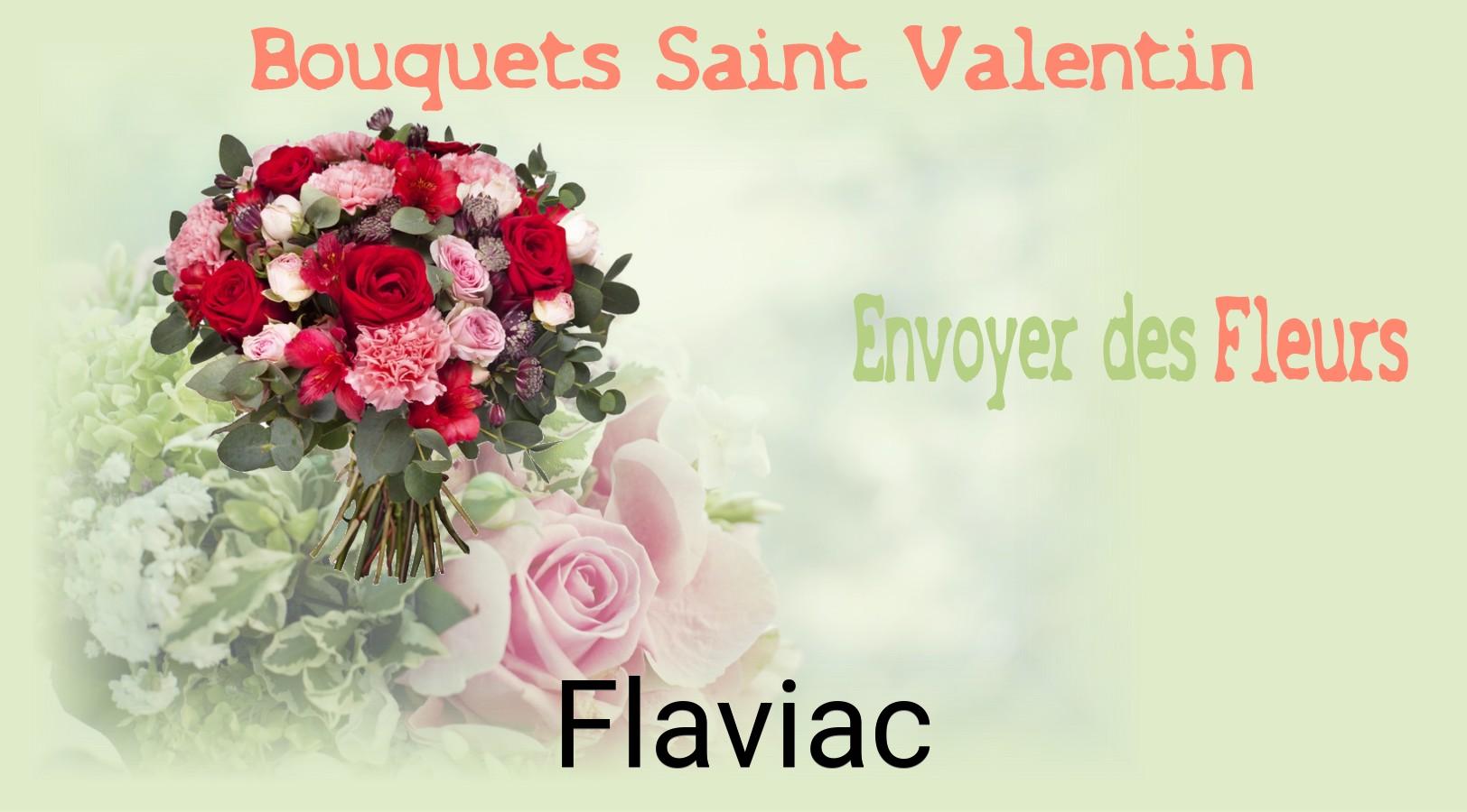 Roses de Saint-Valentin livrées à Flaviac